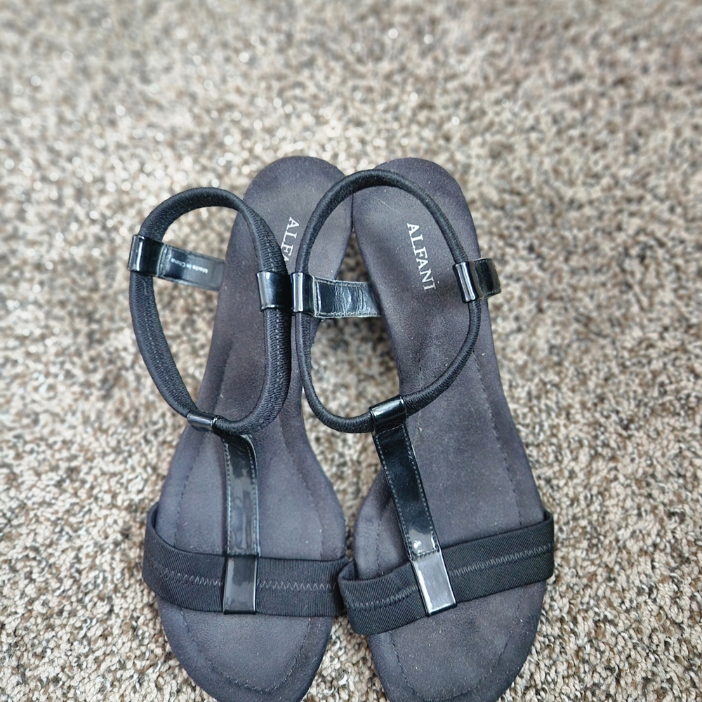 Alfani Women's Black Sandals